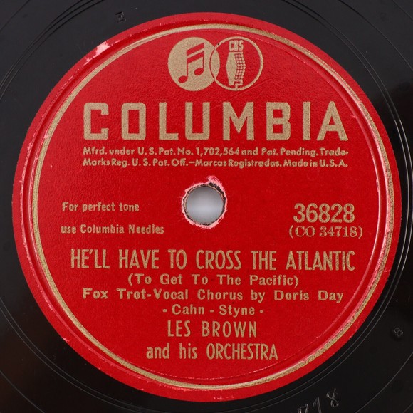 Les Brown - Till The End Of Time / He'll Have To Cross Atlan 78 rpm Record 36828 - Picture 3 of 16